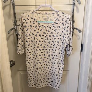 Torrid Super Soft Rib Knit Floral Top